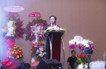 Chủ tịch Secoin phát biểu tại Đại lễ Kỷ niệm 30 năm thành lập Secoin